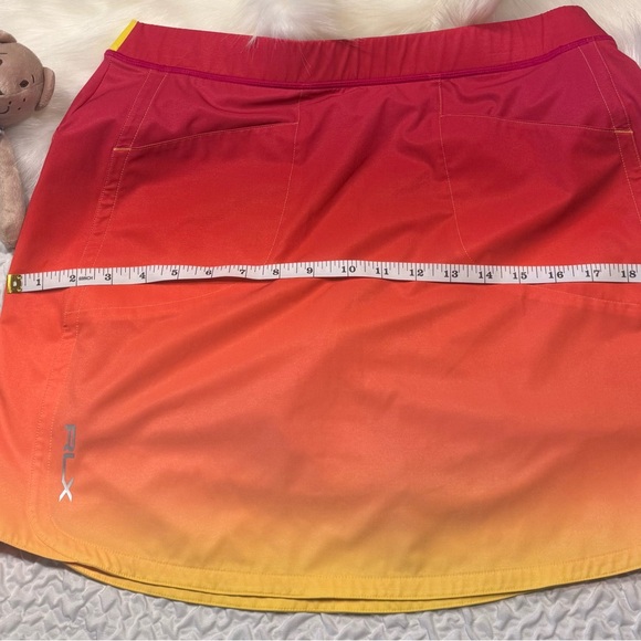 Gradient Red and Orange Women's Skirt Size M - Picture 12 of 13